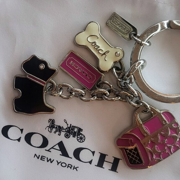 Coach Vintage Scottie Dog & Bone Charm - Picture 3 of 8